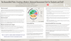 A research poster showing a pie chart.